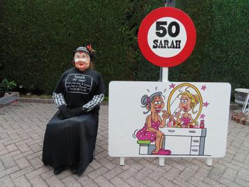 50 Sarah verjaardag set 3 deel geweldige unieke keuze. beschikbaar voor biedingen