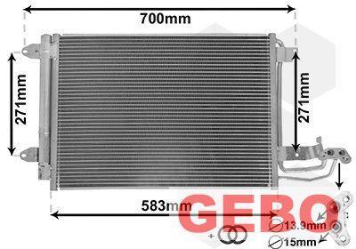 Seat Leon 2009/2012 airco condensor radiateur 1K0 820 411 AK, Auto-onderdelen, Motor en Toebehoren, Seat, Nieuw, Herkomst onderdeel bekend