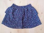 blauw rokje met bloemen mt S, Ophalen of Verzenden, Zo goed als nieuw, Meisje, Jurk of Rok