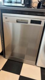 Vaatwasser Beko Pro SmartInverter DFN28330X zilver 60 breed, Witgoed en Apparatuur, Vaatwasmachines, Ophalen, Gebruikt, Minder dan 85 cm