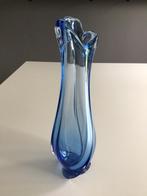 Val Saint Lambert vaas kristal, Ophalen of Verzenden, Blauw