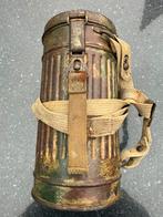 Duits camouflage gasmasker 1937, Verzamelen, Militaria | Tweede Wereldoorlog, Ophalen of Verzenden, Duitsland, Overige typen