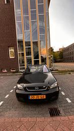 Opel Astra 2.2 16V Cabrio 2002 Zwart, Auto's, Voorwielaandrijving, 4 cilinders, Cabriolet, 4 stoelen