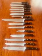 Keukenmessen, waaronder Sabatier, 11 stuks, Ophalen of Verzenden, Rvs of Chroom, Vaatwasserbestendig