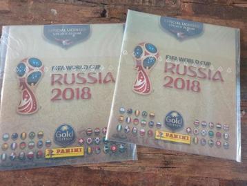 2 nieuwe lege Swiss WK 2018 Gold Edition albums beschikbaar voor biedingen