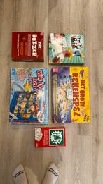 Spelletjes set met 5 verschillende spelletjes, Hobby en Vrije tijd, Gezelschapsspellen | Kaartspellen, Ophalen of Verzenden, Gebruikt