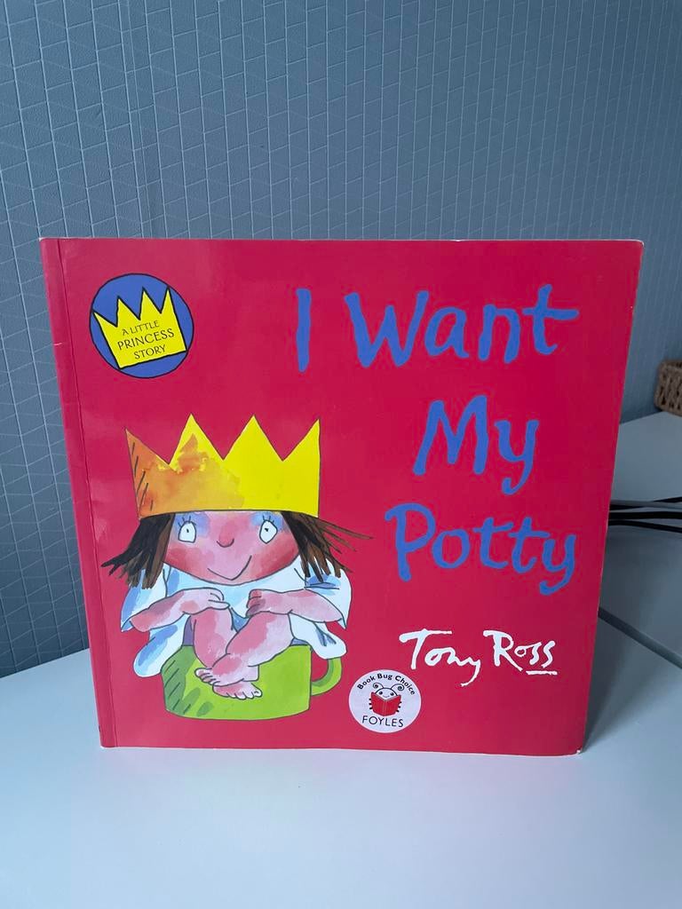 Ik Wil Mijn Potje - Tony Ross engelstalig, Ophalen of Verzenden, Zo goed als nieuw, 2 tot 3 jaar