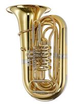 Bes Bas 'student' 4 cilinderventielen als nieuw, Muziek en Instrumenten, Blaasinstrumenten | Tuba's, Ophalen, Zo goed als nieuw