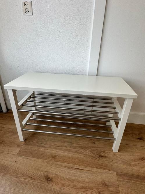 Ikea Tjusig schoenenrek met bank, Huis en Inrichting, Kasten | Schoenenrekken, Zo goed als nieuw, Ophalen