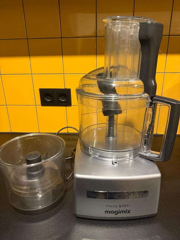 Magimix CS 5200 XL Foodprocessor, Witgoed en Apparatuur, Keukenmixers, Zo goed als nieuw, 3 tot 4 liter, 3 snelheden of meer, Ophalen of Verzenden
