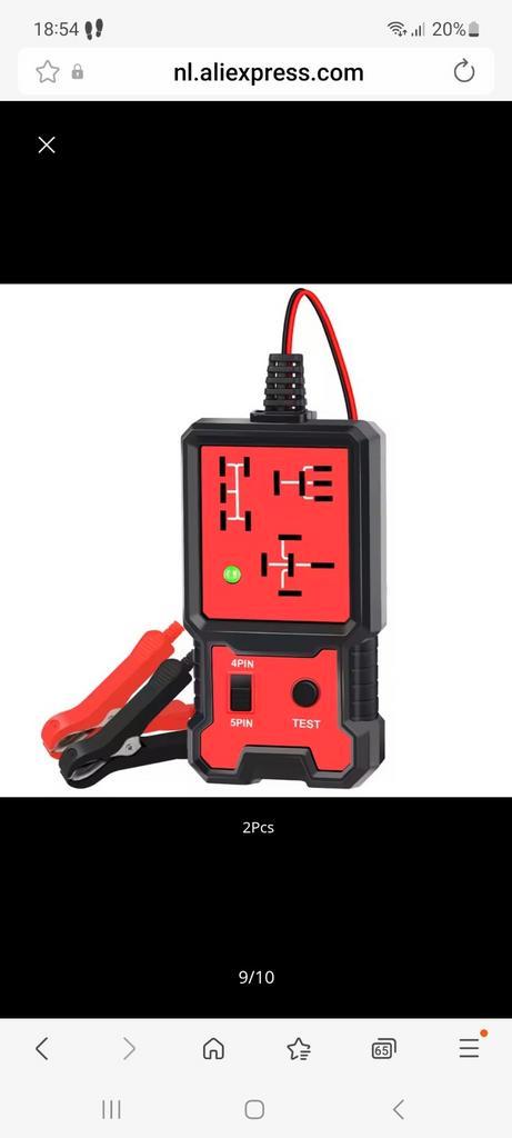 Relais & Accu Tester - Diagnosticeer Problemen Snel!, Auto diversen, Autogereedschap, Nieuw, Ophalen of Verzenden