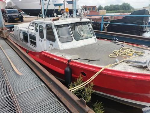 Ex douane boot patrouille, Watersport en Boten, Motorboten en Motorjachten, Zo goed als nieuw, Staal, Diesel, 50 pk of meer, Ophalen