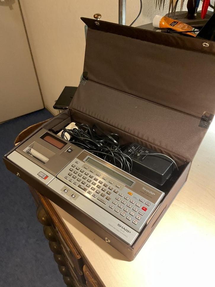Vintage sharp pocket computer PC-1500 /CE-150 plotter, Computers en Software, Vintage Computers, Ophalen of Verzenden