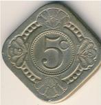 Curacao munt 5c (Wilhelmina), Postzegels en Munten, Munten | Nederland, Koningin Wilhelmina, Ophalen of Verzenden, Losse munt