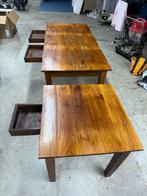 Eetkamertafel eikenhout, Ophalen, Gebruikt, Eikenhout, 50 tot 100 cm