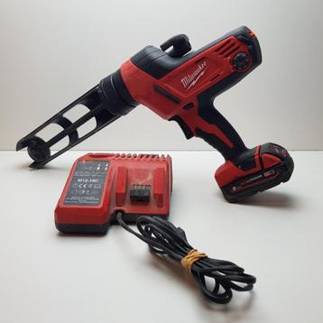 Milwaukee C18 PCG 18V Li-Ion Accu kitspuit set (1x 2.0Ah acc beschikbaar voor biedingen