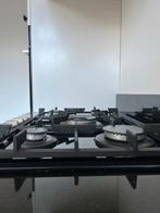 Mooie moderne keuken, Ophalen, Wit, Hoekkeuken, Graniet of Steen