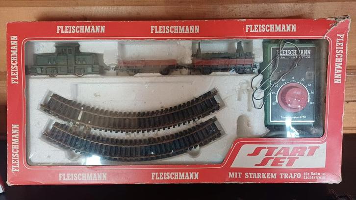Fleischmann H0 Treinbaan met Rails en Wissels, Hobby en Vrije tijd, Modeltreinen | H0, Gebruikt, Treinset, Gelijkstroom, Fleischmann