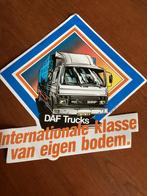 Sticker DAF Trucks internationale klasse van eigen bodem, Verzamelen, Stickers, Zo goed als nieuw, Verzenden