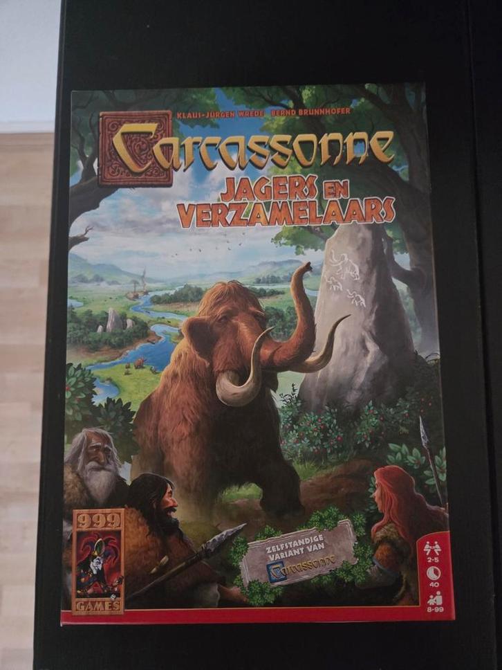Carcassonne: Jagers en Verzamelaars - Bordspel, Hobby en Vrije tijd, Gezelschapsspellen | Bordspellen, Zo goed als nieuw, Vijf spelers of meer