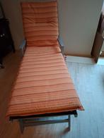 Comfortabele Ligstoel / Ligbank, Tuin en Terras, Ophalen, Gebruikt, Aluminium, Verstelbaar