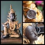Groot tempelbeeld Teppanom, Thais, mèt zegel. 40cm, 6,5 kg!, Huis en Inrichting, Woonaccessoires | Boeddhabeelden, Ophalen of Verzenden