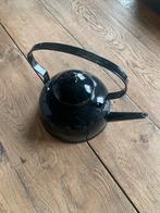 Zwart emaille keteltje brocante, Ophalen of Verzenden