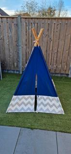 KidKraft tipi speeltent deluxe marineblauw, Kinderen en Baby's, Overige materialen, Zo goed als nieuw, Ophalen