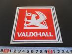 sticker VAUXHALL Logo  ( opel ), Verzamelen, Ophalen, Zo goed als nieuw, Bedrijf of Vereniging
