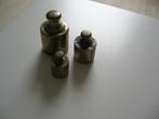 3 koperen gewichten 5 hektogram. 2 hektogram,1 ons €15.00, Ophalen of Verzenden, Koper