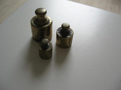 3 koperen gewichten 5 hektogram. 2 hektogram,1 ons €15.00, Antiek en Kunst, Antiek | Koper en Brons, Koper, Ophalen of Verzenden