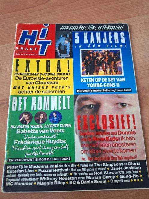 Hitkrant 1991 Madonna Rachel Hunter Janet Jackson MC Hammer, Verzamelen, Tijdschriften, Kranten en Knipsels, Tijdschrift, Nederland