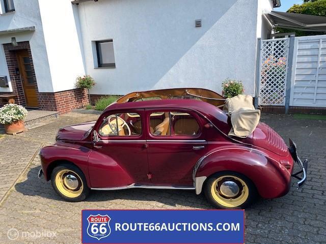 Renault 4CV Cabriolet | 1951 | Route 66 Auctions, Auto's, Oldtimers, Bedrijf, Te koop, Renault, Benzine, Overige carrosserieën