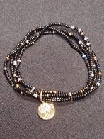 armbandjes zwart goudkleur kraaltjes life tree, Sieraden, Tassen en Uiterlijk, Armbanden, Overige materialen, Zwart, Nieuw, Ophalen of Verzenden