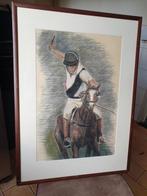 Schilderij pentekening polo Jockey, Ophalen