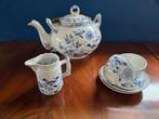 Theeservies blauw-wit, Antiek en Kunst, Ophalen of Verzenden