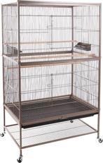 Volière Sumba Taupe, Dieren en Toebehoren, Vogels | Hokken en Kooien, Ophalen of Verzenden, Nieuw, Aluminium, Volière