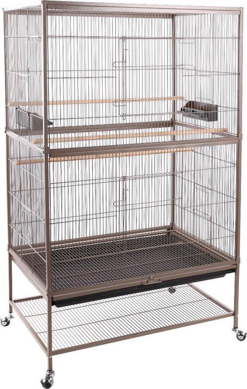 Volière Sumba Taupe, Dieren en Toebehoren, Vogels | Hokken en Kooien, Nieuw, Volière, Aluminium, Ophalen of Verzenden