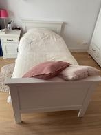 Eén persoons bed, Huis en Inrichting, Ophalen, 90 cm, Eenpersoons, Wit