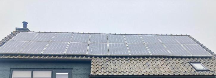 spotgoedkoop gebruikt PV-systeem (20 panelen en omvormer), Doe-het-zelf en Verbouw, Overige Doe-het-zelf en Verbouw, Gebruikt