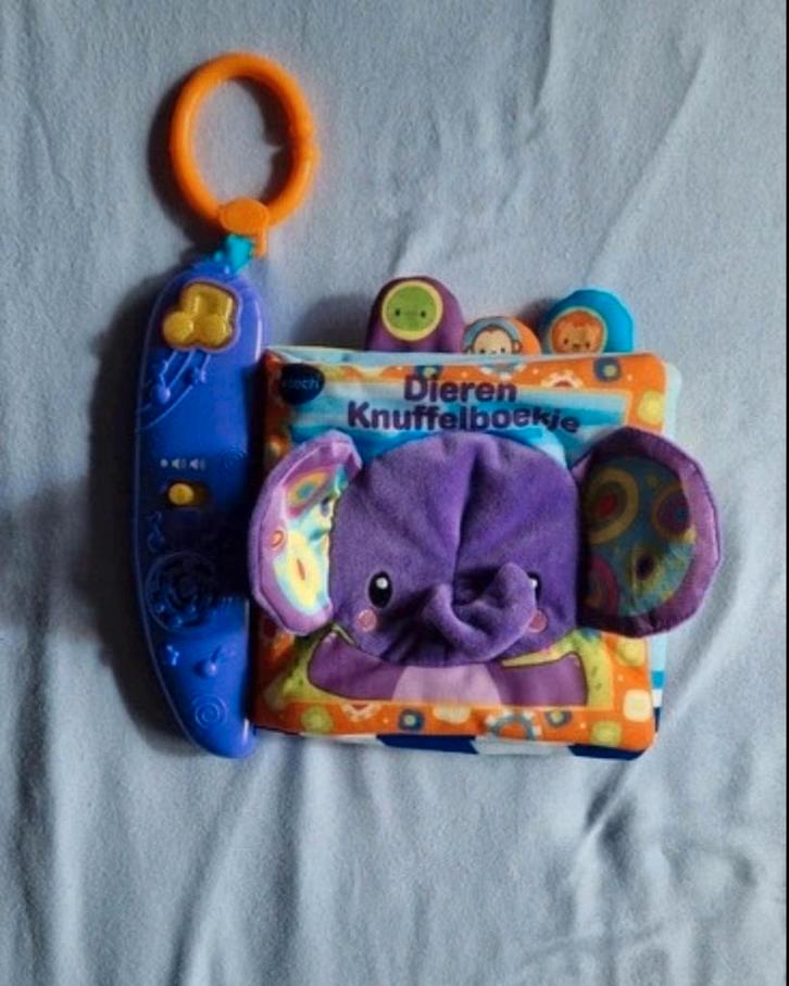 VTech Dieren Knuffelboekje, Kinderen en Baby's, Speelgoed | Babyspeelgoed, Zo goed als nieuw, Overige typen, Met geluid, Ophalen of Verzenden