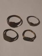 Antieke ringen, gevonden met metaaldetector, Ophalen of Verzenden, Gebruikt, Zilver, Overige typen