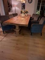 6 eettafel stoelen landelijk strak model kleur grijs, Huis en Inrichting, Stoelen, Ophalen, Hout, Gebruikt, Vijf, Zes of meer stoelen