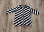 Mooie zwart wit gestreepte jurk met knopen CarlijnQ, 74/80., Meisje, Ophalen of Verzenden, CarlijnQ, Onb