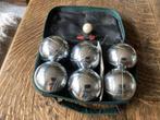 Jeu de boules set compleet in goede staat € 10, Sport en Fitness, Bowlen, Ophalen of Verzenden, Gebruikt, Bal