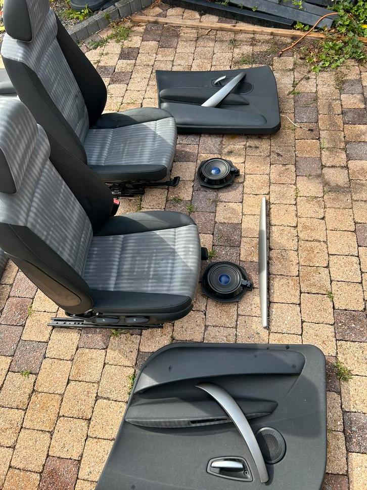 Half leer interieur bmw e87, Auto-onderdelen, Interieur en Bekleding, BMW, Gebruikt, Ophalen of Verzenden