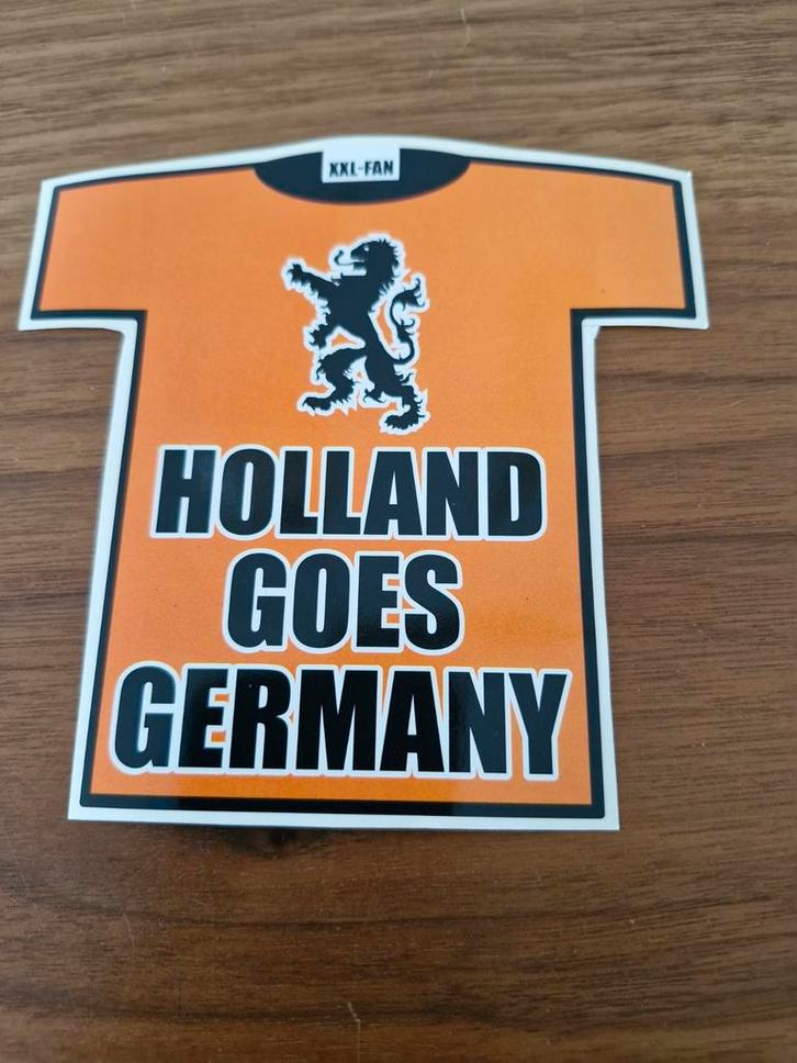 Holland Goes Germany Sticker, Auto diversen, Autostickers, Ophalen of Verzenden