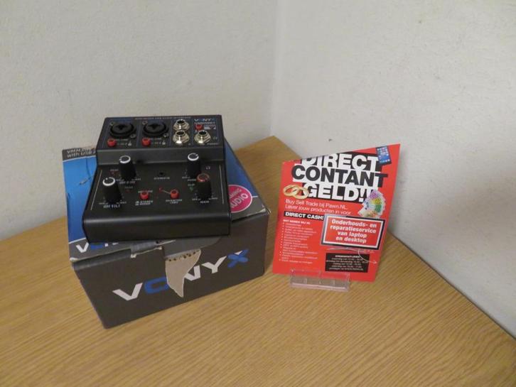 Vonyx VMM301 USB mixer - 3-kanaals mengpaneel, Muziek en Instrumenten, Mengpanelen, Zo goed als nieuw, Minder dan 5 kanalen, Ophalen