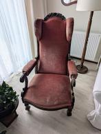 Antiek mahoniehouten armstoel, Ophalen
