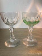 Antieke Leerdam glazen uit 1910- 2Port Glazen, Ophalen of Verzenden